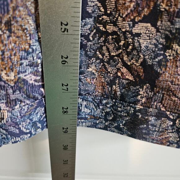 Vintage Westbound Jacket Womens 3X Blue Floral Tapestry Y2K Preppy Cottage - Picture 7 of 10